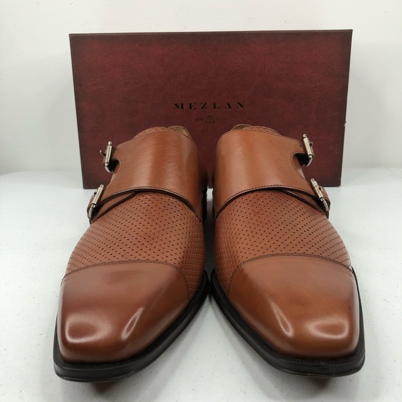 Mezlan Rocky Double Monk Strap Loafers Leather - Picture 4 of 9